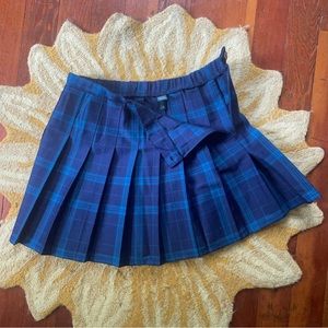 Wild Fable blue tartan mini skirt 💙